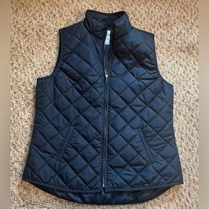 Old Navy Women's dark navy blue Quilted Vest